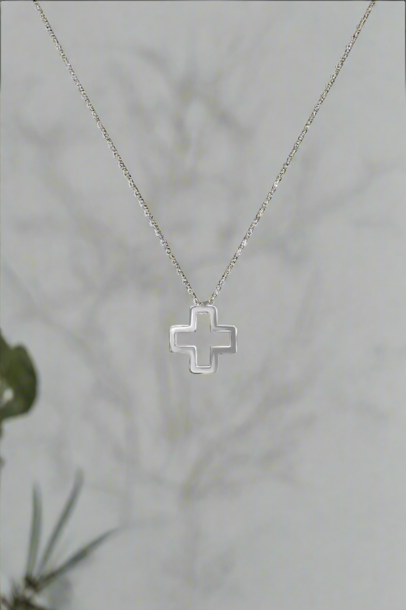 a cross pendant