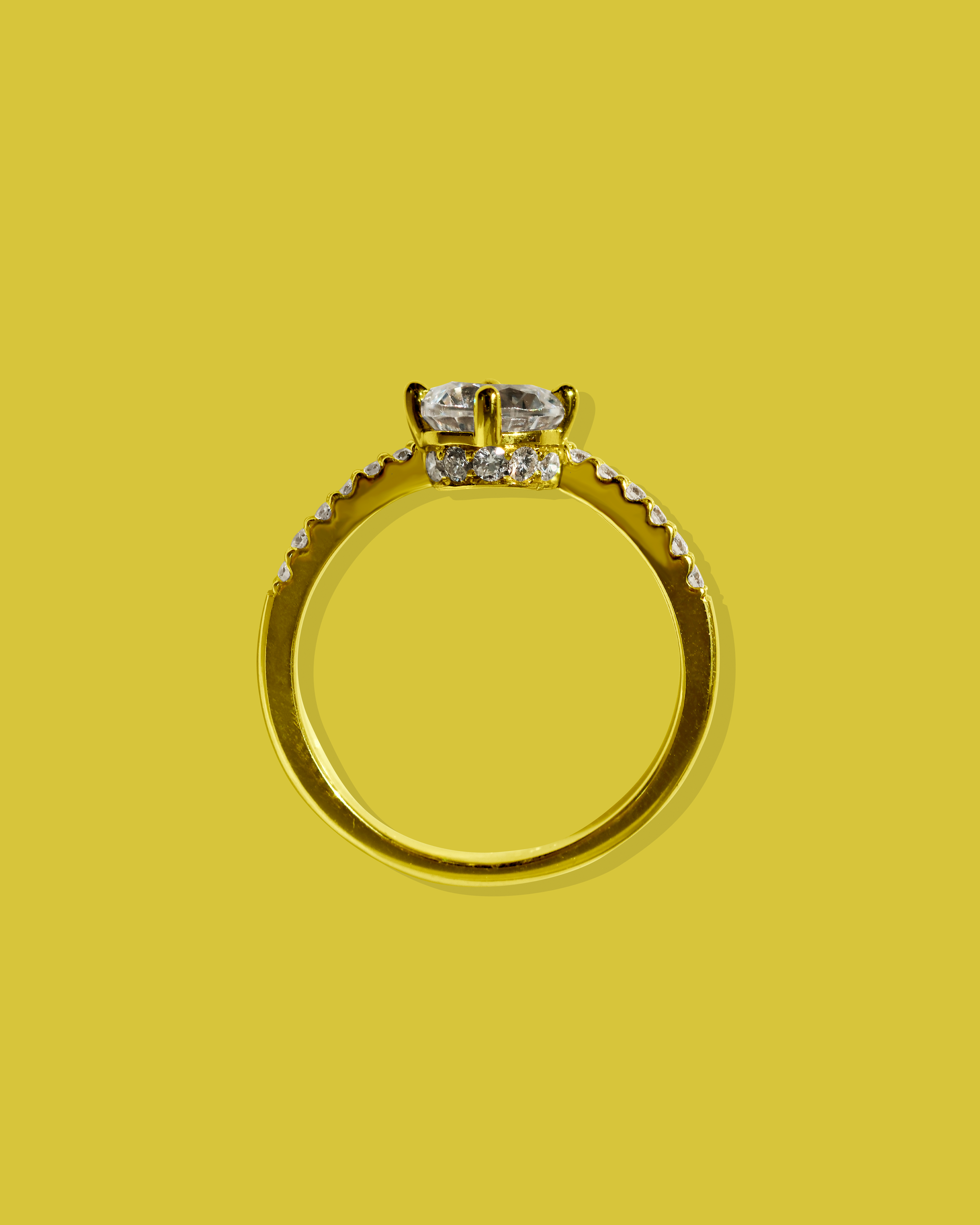 Engagement Ring | One-of-a-Kind Piece Adorned with Fine Natural Round Brilliant Cut Diamonds | Available in 18K Gold or Platinum | Rose, Yellow, or White Gold | Handcrafted in Melbourne | Custom Bespoke Engagement Ring | Fine Jewelry Collection from Melbourne Jewellers