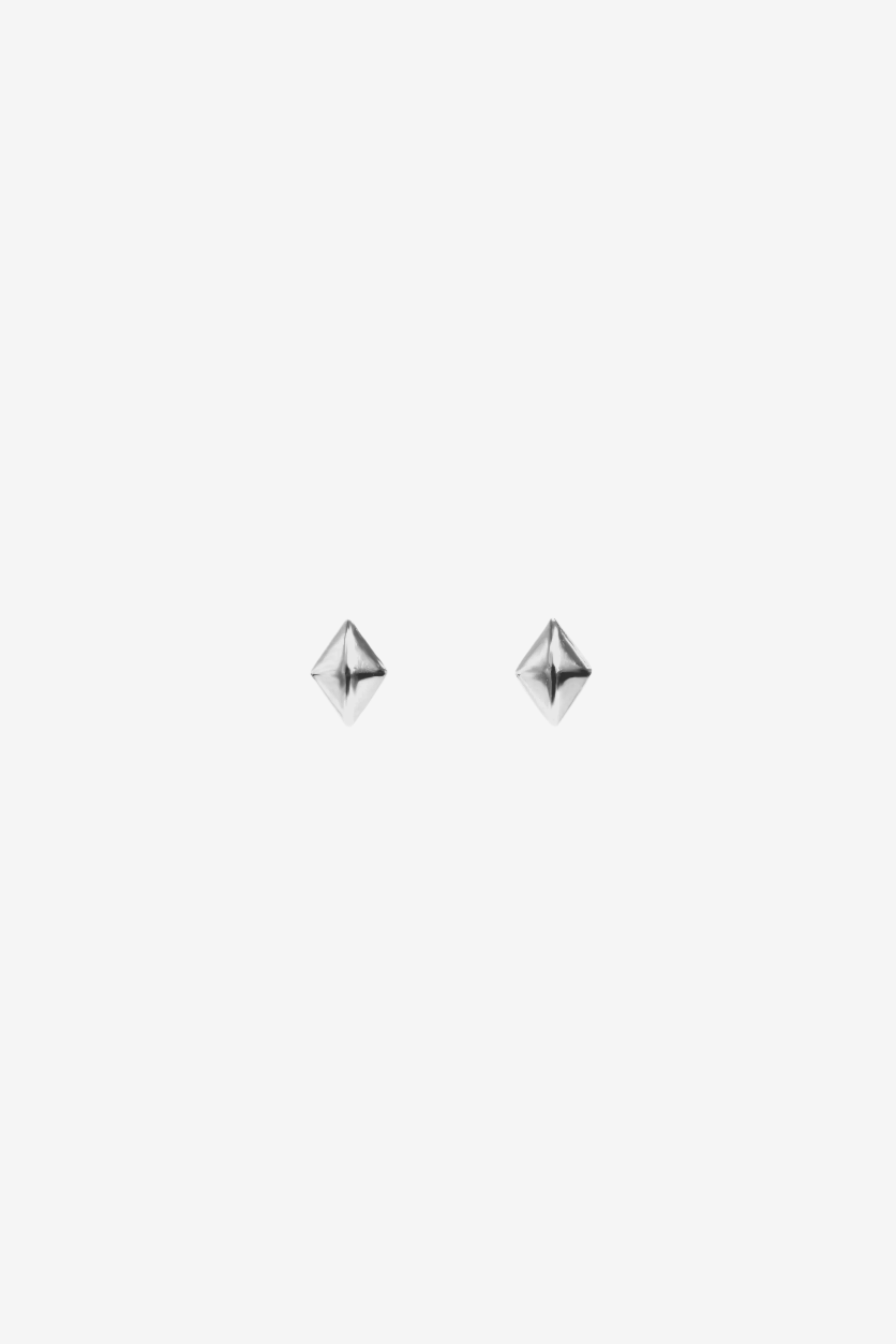 Metal Diamonds Studs | Handcrafted in Melbourne with 18K Gold and Hollow Inside Studs | Available in White or Yellow Gold | Perfect for Completing Any Outfit | Ideal for Diamond Earrings, Gold Earrings, Handmade Earrings, and Designer Jewelry